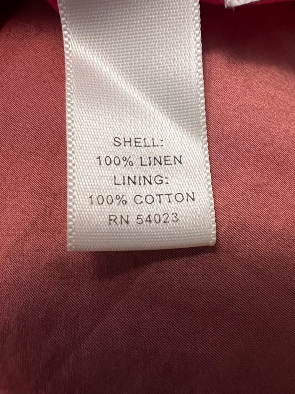 Banana Republic Coral Pink Floral Linen Strapless Sundress - Picture 5 of 5
